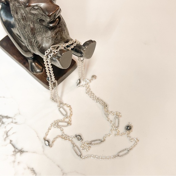 Alfani Jewelry - ALFANI | Signed Silver Link Chain Necklace | Elegant Statement | OS